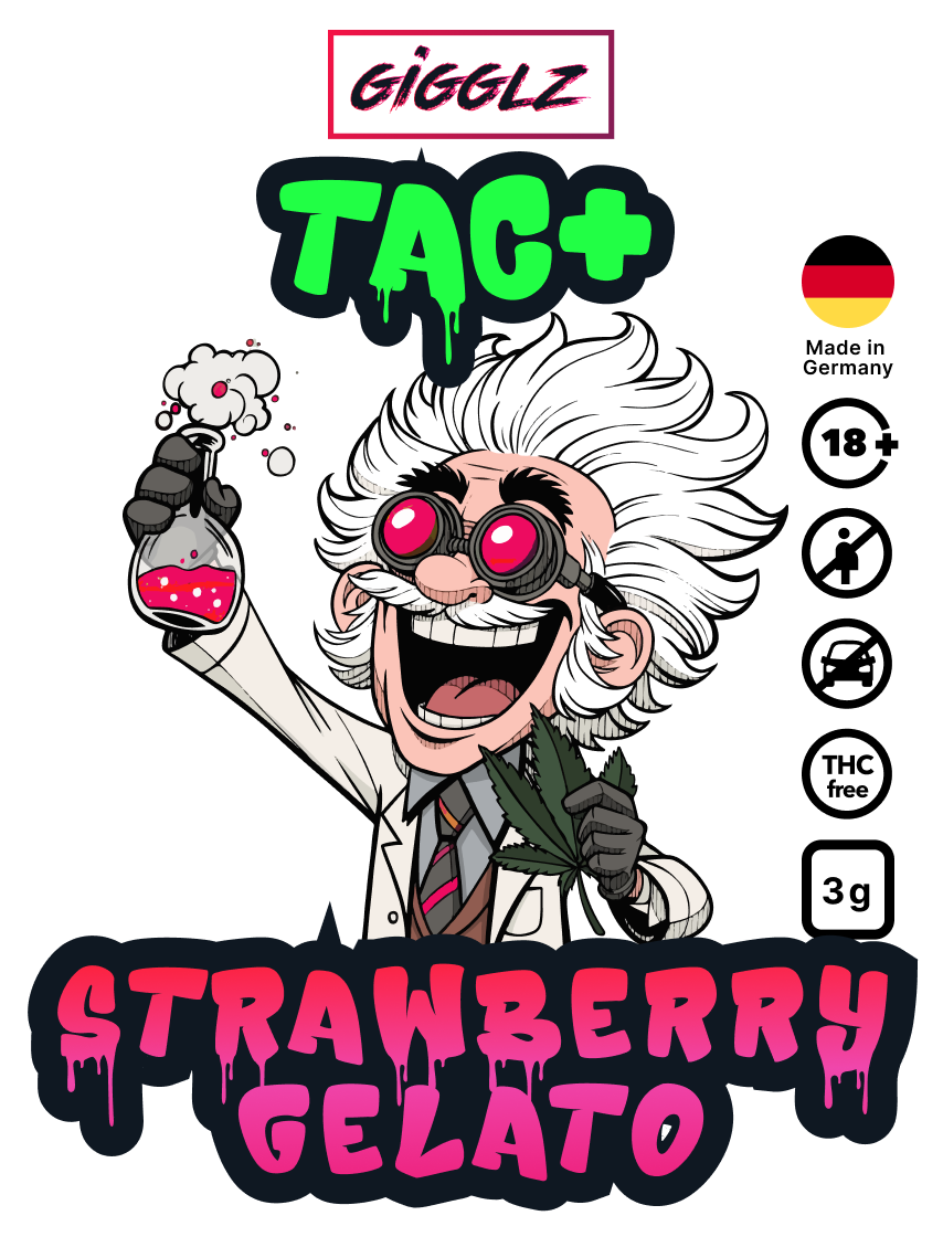 TAC+ Strawberry Gelato Blüten von Gigglz