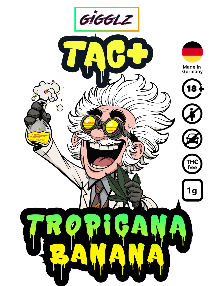 TAC+ Tropicana Banana Blüten von Gigglz